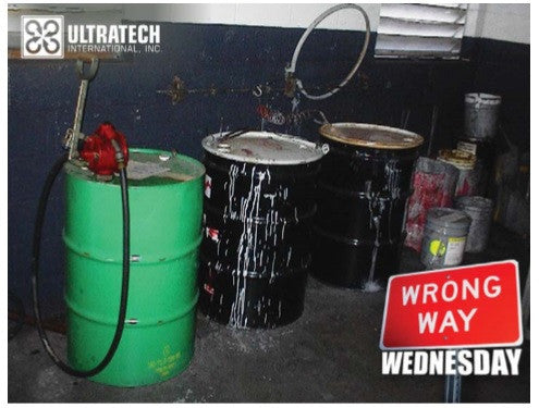 Catch nasty spills all in the same limited space