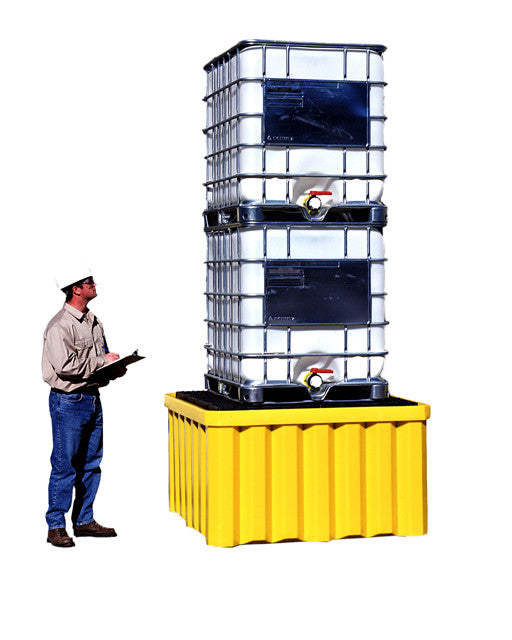 1058 Ultra IBC Spill Pallet with Drain