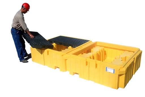 1140 Ultra Twin IBC Spill Pallet without drain