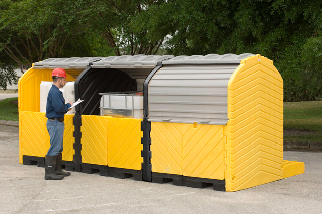 1166 Ultra Modular IBC Spill Pallet, 3-Tank