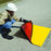 2162 Square Urethane Bottom/Polyethylene Top Ultra-Drain Seal Plus, 48" Length x 48" Width, Yellow