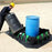 8208 Copolymer 2000/Ethylene Copolymer Stake Wall Ultra-Containment Berm, 179 Gallon Capacity, 6' Length x 4' Width x 1' Height