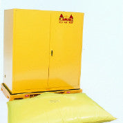 2421 2-Drum Ultra-Safety Cabinet Bladder System, 3000 lbs Load Capacity, 5 Year Warranty
