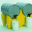 2384 Ultra Drum Rack Containment System With Drain, 2-Drum (P2), 1500 lbs Load, Yellow