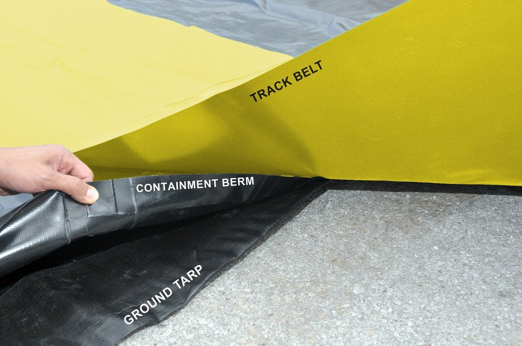 8322 Ground Tarp, 16' Length x 64' Width, For Foam Wall Ultra-Containment Berm