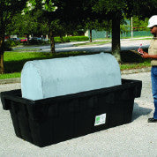 2831 Containment Sump, Black, 1,100 gal. W/Drain