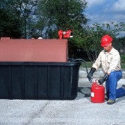 2832 Containment Sump, Black, 1,100 gal. with 2" Drain
