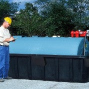 2820 Containment Sump, Black, 360 gal. with 3/4" Drain