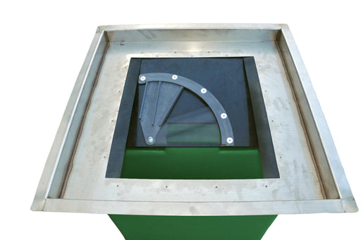 9871 HydroKleen Flat Frame Advanced Catch Basin Filter, For 26" - 33" Drains, Green